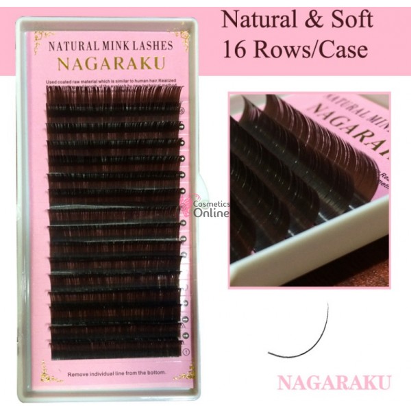 Gene false fir cu fir Nagaraku color C/0.10 de 10mm Dark Brown